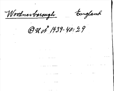 Bild på arkivkortet för arkivposten Woodnesborough