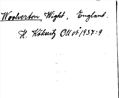 Bild på arkivkortet för arkivposten Woolverton