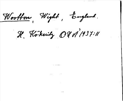 Bild på arkivkortet för arkivposten Wootton