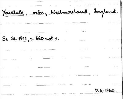 Bild på arkivkortet för arkivposten Yewdale