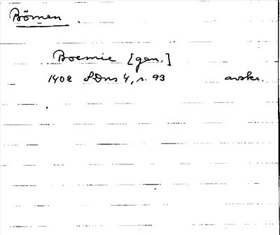 Bild på arkivkortet för arkivposten Bömen
