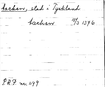 Bild på arkivkortet för arkivposten Aachen