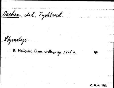 Bild på arkivkortet för arkivposten Aachen