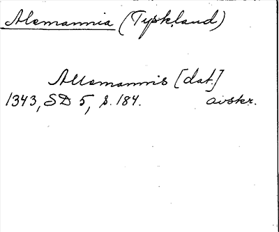 Bild på arkivkortet för arkivposten Alemannia