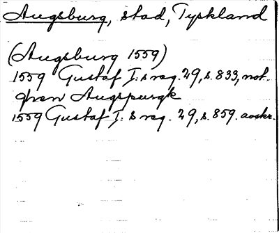 Bild på arkivkortet för arkivposten Augsburg
