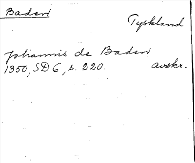 Bild på arkivkortet för arkivposten Baden