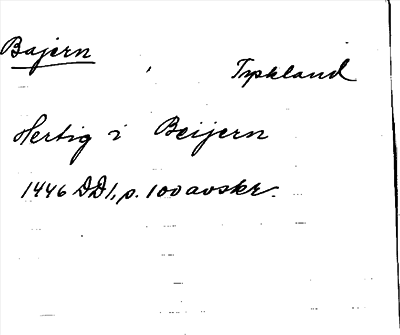 Bild på arkivkortet för arkivposten Bajern