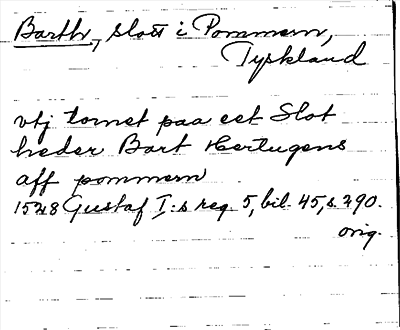Bild på arkivkortet för arkivposten Barth