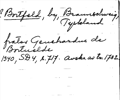 Bild på arkivkortet för arkivposten Bortfeld