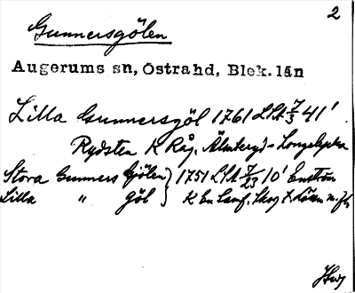 Bild på arkivkortet för arkivposten Gunnersgölen