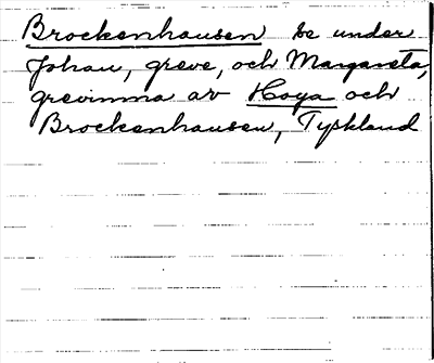 Bild på arkivkortet för arkivposten Brockenhausen