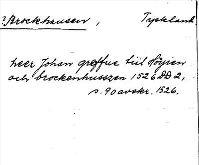 Bild på arkivkortet för arkivposten Brockhausen