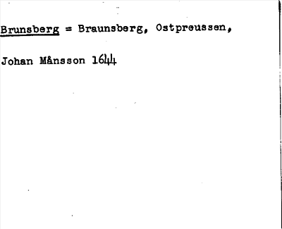 Bild på arkivkortet för arkivposten Brunsberg
