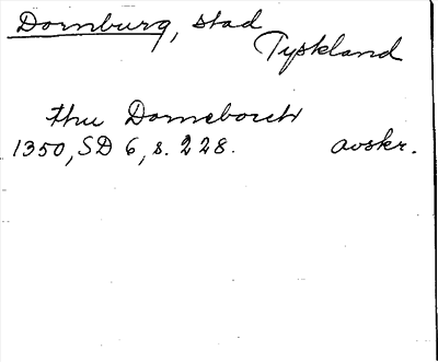 Bild på arkivkortet för arkivposten Dornburg