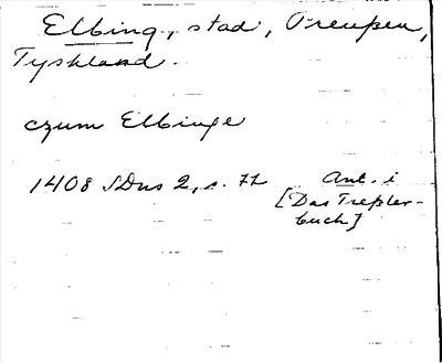 Bild på arkivkortet för arkivposten Elbing