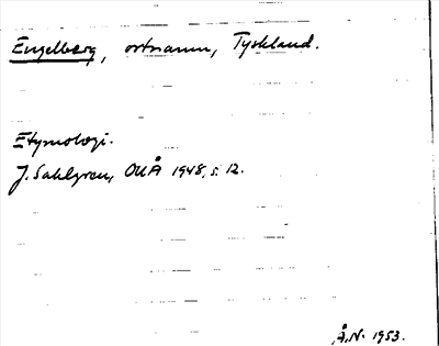Bild på arkivkortet för arkivposten Engelberg
