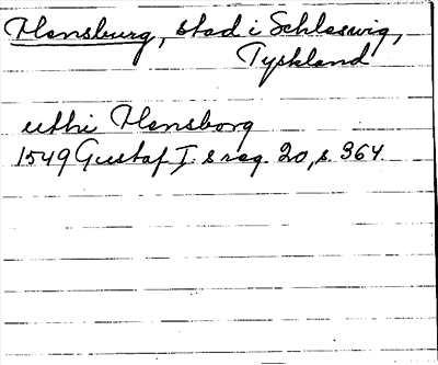 Bild på arkivkortet för arkivposten Flensburg