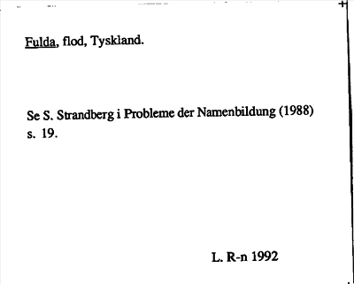 Bild på arkivkortet för arkivposten Fulda