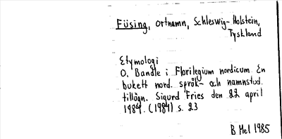 Bild på arkivkortet för arkivposten Füsing