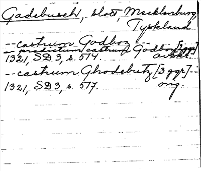 Bild på arkivkortet för arkivposten Gadebusch