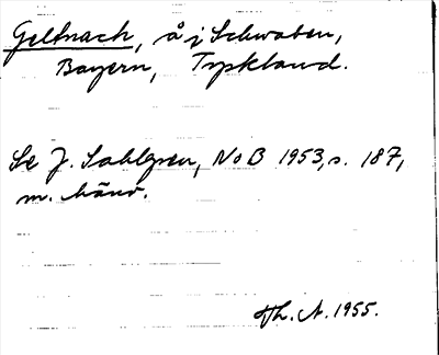 Bild på arkivkortet för arkivposten Geltnach
