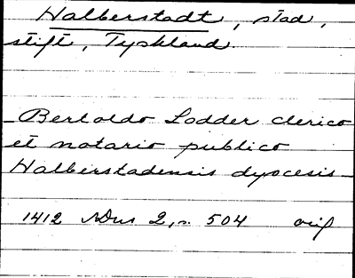 Bild på arkivkortet för arkivposten Halberstadt