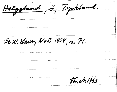 Bild på arkivkortet för arkivposten Helgoland