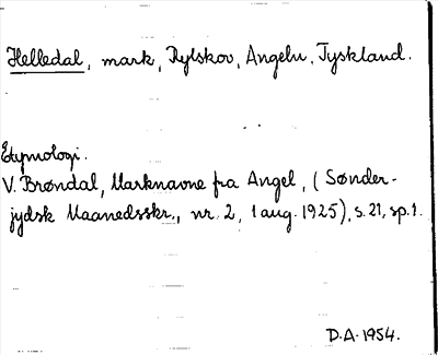 Bild på arkivkortet för arkivposten Helledal