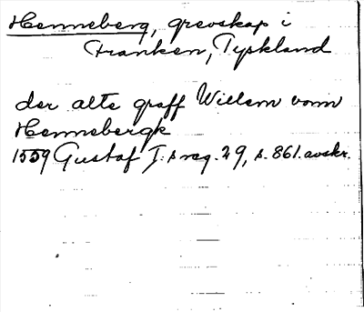 Bild på arkivkortet för arkivposten Henneberg