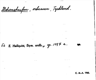 Bild på arkivkortet för arkivposten Hohenstaufen