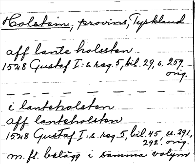 Bild på arkivkortet för arkivposten Holstein