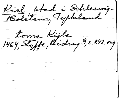 Bild på arkivkortet för arkivposten Kiel