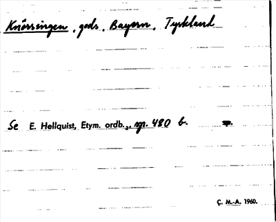 Bild på arkivkortet för arkivposten Knössingen