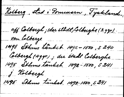 Bild på arkivkortet för arkivposten Kolbergs