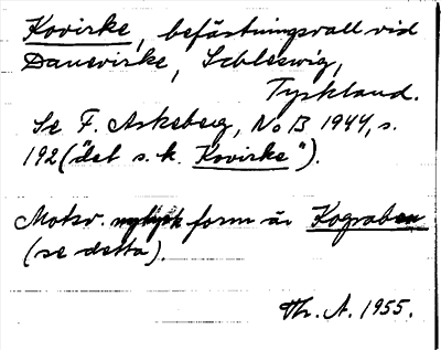 Bild på arkivkortet för arkivposten Kovirke