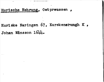 Bild på arkivkortet för arkivposten Kurische Nehrung