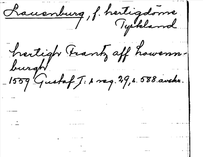 Bild på arkivkortet för arkivposten Lauenburg