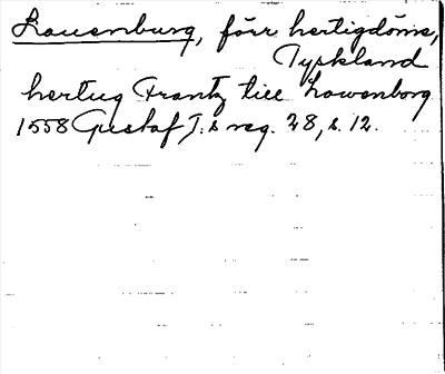 Bild på arkivkortet för arkivposten Lauenburg