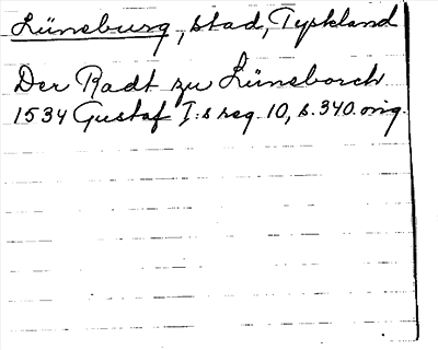Bild på arkivkortet för arkivposten Lüneburg