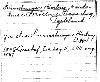 Bild på arkivkortet för arkivposten Lüneburger Herbrig