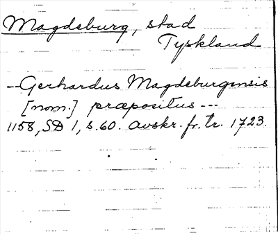 Bild på arkivkortet för arkivposten Magdeburg