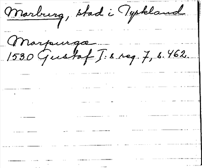 Bild på arkivkortet för arkivposten Marburg