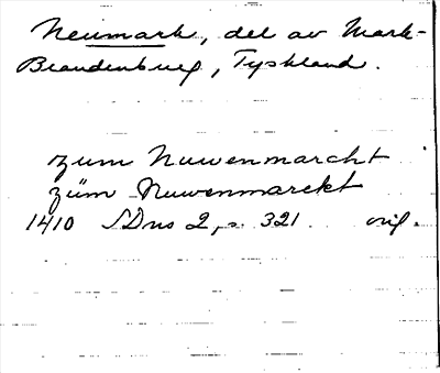 Bild på arkivkortet för arkivposten Neumark