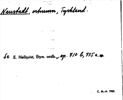 Bild på arkivkortet för arkivposten Neustadt