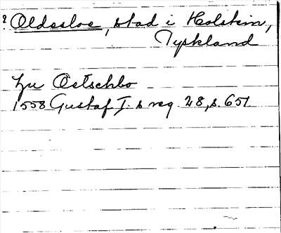 Bild på arkivkortet för arkivposten Oldesloe