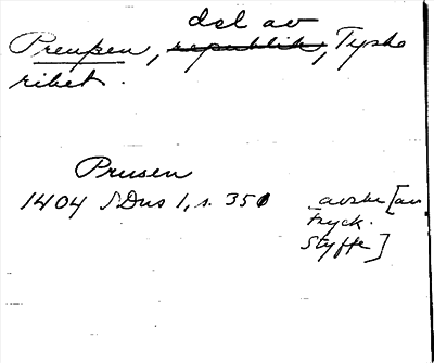 Bild på arkivkortet för arkivposten Preußen