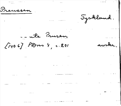 Bild på arkivkortet för arkivposten Preussen
