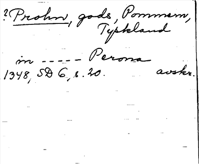Bild på arkivkortet för arkivposten Prohn