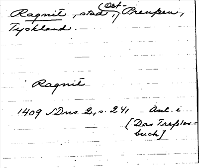 Bild på arkivkortet för arkivposten Ragnit