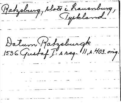 Bild på arkivkortet för arkivposten Ratzeburg